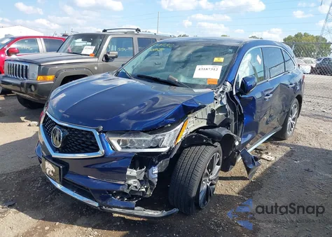 2020 Acura Mdx Technology Package from USA, damaged, VIN 5J8YD4H56LL035046